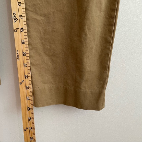 Banana Republic Relaxed pleated crop authentic chino pants barrel balloon safari - Picture 15 of 16